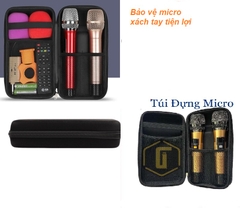 Túi hộp đựng micro không dây loa kéo, vải dày, bảo vệ micro