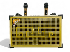 Loa xách tay Soundbox GL-909, bass 25 2,5 tấc, 300w, 2 Micro UHF
