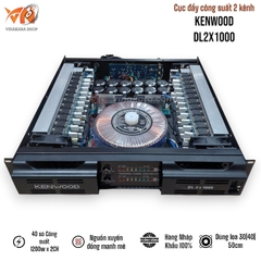 Cục đẩy công suất Kenwood 2 kênh DL 2x1000 40 sò đồng, 12 tụ