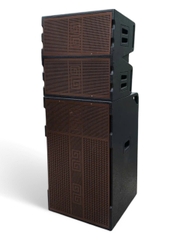 Vỏ loa kéo mạch 40 đôi ,kiểu array, Ván ép cao cấp