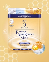 Mặt nạ cấp ẩm & chống lão hóa Senka Aqua Bouncy Moist Mask 25ml - Hàng Nhật nội địa