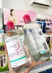 Nước tẩy trang Bioderma chai 500ml - hồng (da thường, da nhạy cảm) - Hàng Nhật nội địa