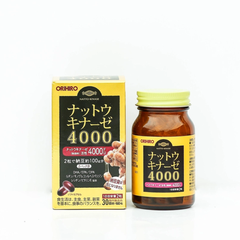 Viên uống hỗ trợ phòng ngừa đột quỵ natto 4000fu Orihiro 60 viên