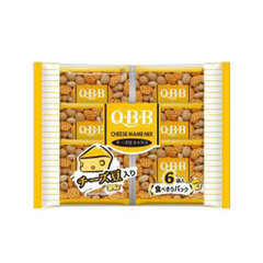 Đậu phộng thập cẩm QBB phô mai 6 bịch 120g - Hàng Nhật nội địa