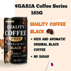 Cafe đen Sangaria Lon 185g - Hàng Nhật nội địa