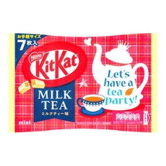 Sô cô la KitKat vị trà sữa Nestlé KitKat Mini Milk Tea 81,2g - Hàng Nhật nội địa