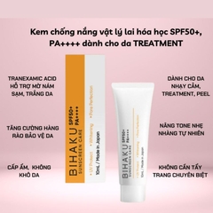 Kem Chống Nắng Phổ Rộng Dành Cho Da Phục Hồi Bihaku Sunscreen Care SPF 50+ Tuýp mini 10g- - Hàng Nhật nội địa