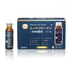 Nước uống Collagen Làm Đẹp Da Chống Lão Hóa Hinode Collage N.M.N Premium 10 lọ x 50ml - Hàng Nhật nội địa
