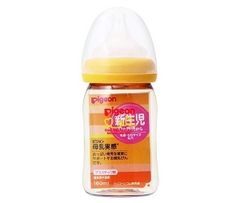 Bình sữa cổ rộng màu vàng 160ml