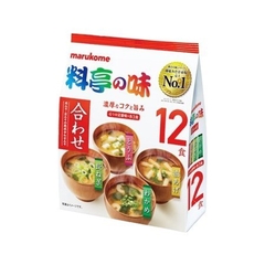 Soup Miso Marukome 4 Vị Ăn Liền 12 Gói - Hàng Nhật nội địa