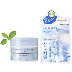 Kem dưỡng mát lạnh se khít lỗ chân lông Shiseido Aqualabel Special gel cream COOL 90g - Hàng Nhật nội địa
