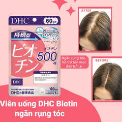 Viên uống DHC Biotin Ngăn rụng tóc 60 ngày - Hàng nội địa Nhật
