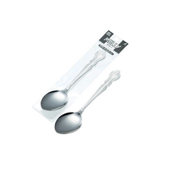 Set 2 thìa inox cỡ trung Melly 17,5 cm - Hàng Nhật nội địa