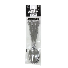 Set 3 thìa inox uống trà, cafe Melly 12cm - Hàng Nhật nội địa