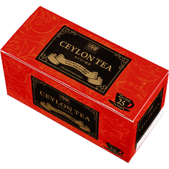 Hồng trà túi lọc Ceylon Tea - Hộp 25 gói x 2g- Hàng Nhật nội địa