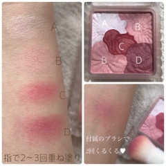 Phấn Má Hồng Canmake Matt Fleur Cheeks 02 Matt Girly Rose - Hàng Nhật nội địa