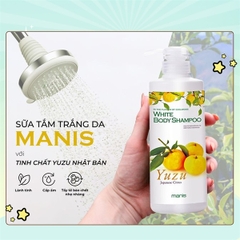 Sữa Tắm Trắng Mịn Da Manis Body Shampoo (Hương Chanh Yuzu) 450ml - Hàng Nhật nội địa