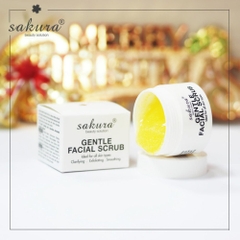 Kem Tẩy Tế Bào Chết Vùng Mặt Sakura Gentle Facial Scrub 30g - Hàng Nhật Nội Địa