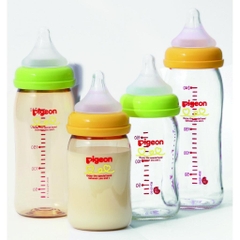 Bình sữa 240ml xanh lá- Hàng Nhật nội địa