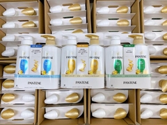 Dầu gội Pantene set 3 kèm ủ tóc UV màu xanh lá và màu vàng - Hàng Nhật nội địa