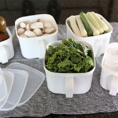 Hộp nhựa Nakaya có nắp, quai cầm 1.4l- Hàng Nhật nội địa