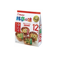 Soup Miso Marukome 4 Vị Ăn Liền 12 Gói - Hàng Nhật nội địa