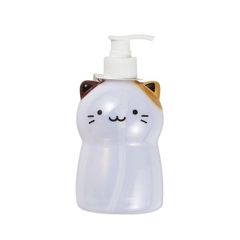Chai đựng có vòi nhấn hình mèo (500ml) - Hàng Nhật nội địa