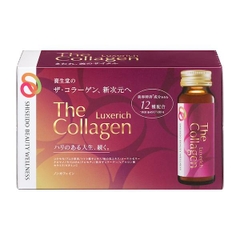 The Collagen Luxerich Shiseido Dạng Nước 10 lọ x 50ml New 2024 ( Mẫu Cũ EXR)- Hàng Nhật nội địa