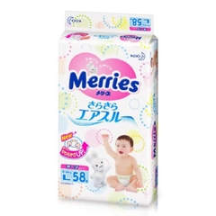 Tã dán Merries size L58 (Nội địa)