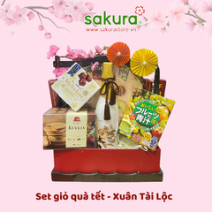 Giỏ quà tết Nhật Bản Xuân Tài Lộc