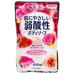 Sữa tắm hương hoa hồng, cây cỏ 400ml - Hàng Nhật nội địa