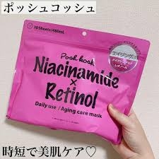 Mặt nạ POSH KOSH Niacinamide Retinol 30 miếng - Hàng Nhật nội địa