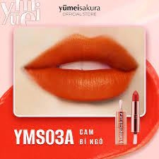 Son Yumisakura lipstick yms03 0range - Hàng Nhật nội địa