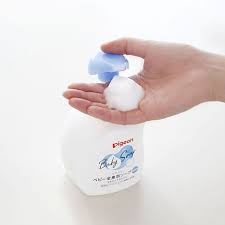 PIGEON- Sữa tắm gội sơ sinh không mùi chai 500ml - Hàng Nhật nội địa