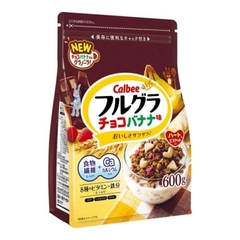 Ngũ cốc Calbee chocolate và chuối 600g- Hàng Nhật nội địa