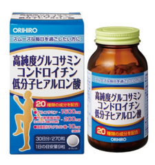 Viên uống bổ xương khớp tổng hợp Glucosamine và Chondroitin Orihiro 270 viên - Hàng Nhật nội địa