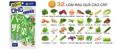 Viên uống bổ sung 32 loại rau củ quả DHC 60 ngày (240 viên) - Hàng Nhật nội địa