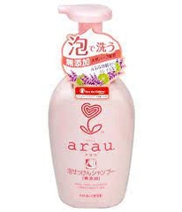 Dầu gội đầu tạo bọt Arau TOKYO SARAYA Nhật Bản 500ml chiết xuất từ thảo mộc dưỡng cho tóc và da đầu bóng khỏe cho bé- Hàng Nhật nội địa
