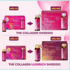The Collagen Luxerich Shiseido Dạng Nước 10 lọ x 50ml New 2024 ( Mẫu Cũ EXR)- Hàng Nhật nội địa