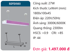 Đèn Led treo thả phòng họp SDTD503