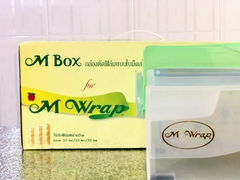 Hộp đựng màng bọc thực phẩm M Box MB 30 (cuộn màng khổ 20/25/30cm, lõi 7.6cm)