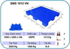 SMS 1012 VN (1000 x 1200 x 140 mm)