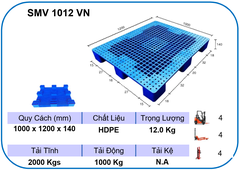 SMV 1012 VN (1000 x 1200 x 140 mm)