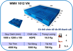 WMV 1012 VN (1000 x 1200 x 150 mm)