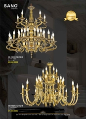 catalogue và bảng giá đèn trang trí SANO 14