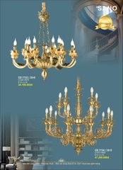 catalogue và bảng giá đèn trang trí SANO 22