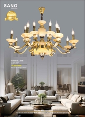 catalogue và bảng giá đèn trang trí SANO 25