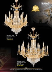 catalogue và bảng giá đèn trang trí SANO 3