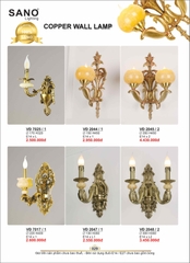 catalogue và bảng giá đèn trang trí SANO 31
