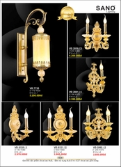 catalogue và bảng giá đèn trang trí SANO 36